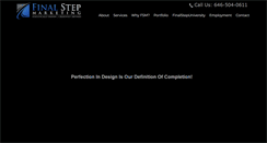 Desktop Screenshot of finalstepmarketing.com